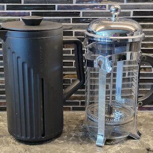 SET OF 2 STARBUCKS BY BODUM LIMITED EDITION 8 CUP FRENCH PRESS COFFEE MAKERS 8 C